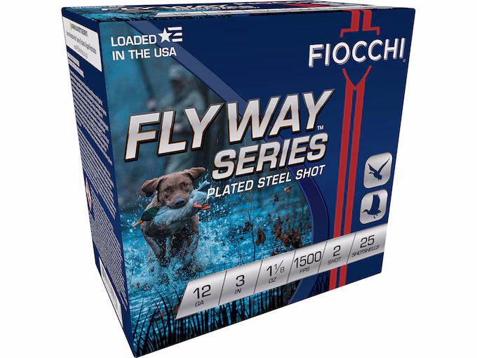 Fiocchi Flyway Series 12 Gauge Steel Ammo (250 rounds) - Image 1