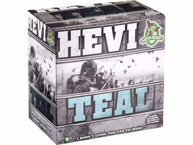 Hevi-Shot Hevi-Teal Waterfowl 20 Gauge Steel Ammo (250 rounds) - Image 1