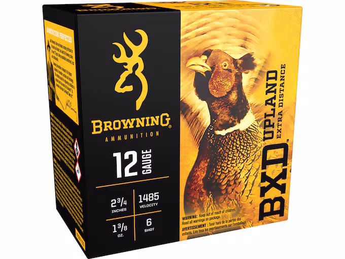 Browning BXD Upland 12 Gauge Nickel Plated Lead Ammo (250 rounds) - Image 1