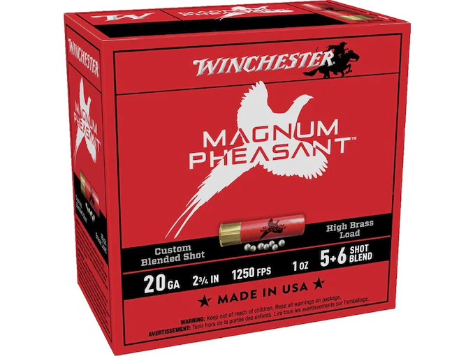 Winchester Magnum Pheasant 20 Gauge Ammo (250 rounds) - Image 1