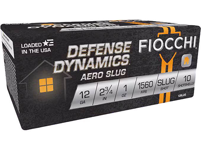 Fiocchi High Velocity Aero 12 Gauge Rifled Slug 2-3/4" 1oz (250 rounds) - Image 1