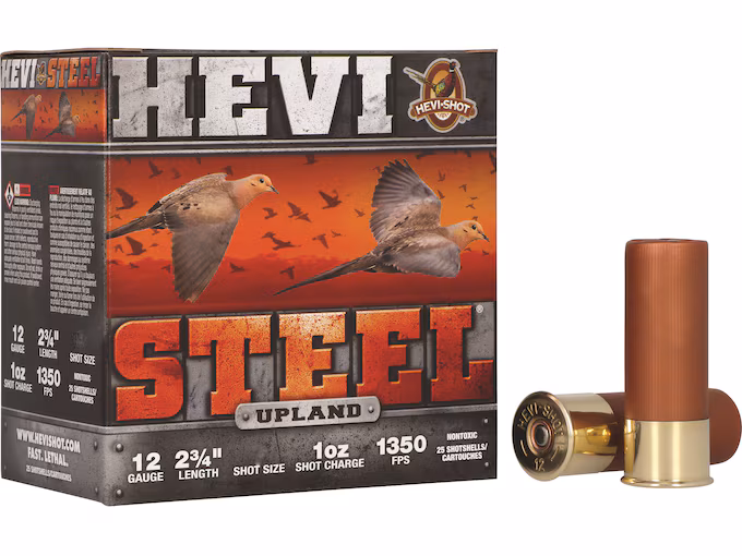 Hevi-Shot Hevi-Steel Upland 12 Gauge Steel Ammo (250 rounds) - Image 1