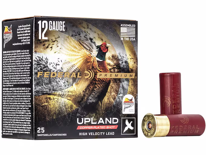 Federal Premium Wing-Shok Pheasants Forever 12 Gauge Copper Plated Lead Ammo (250 rounds) - Image 1