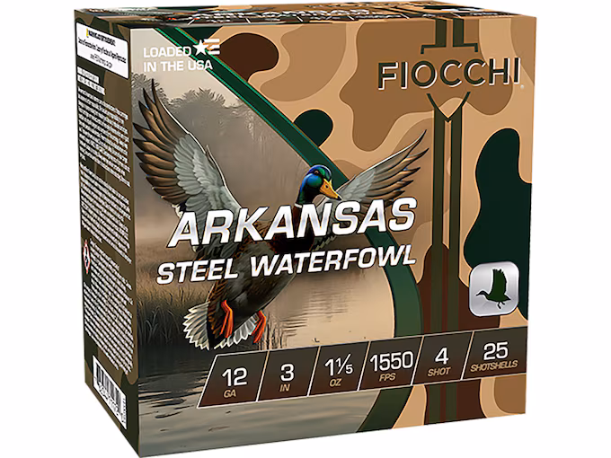 Fiocchi Arkansas Steel 12 Gauge Steel Ammo (200 rounds) - Image 1