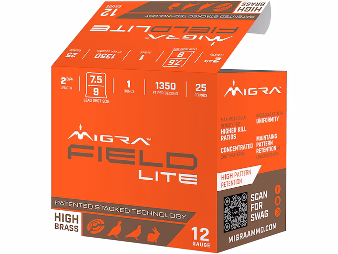Migra Field Lite 12 Gauge Ammo (250 rounds) - Image 1