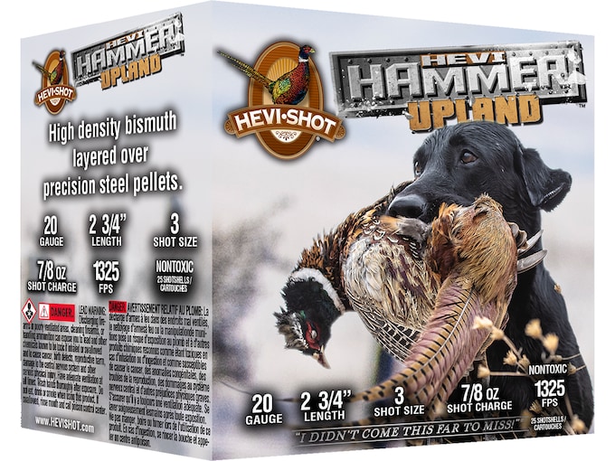 Hevi-Shot Hevi-Hammer Upland 20 Gauge Steel & Bismuth Ammo - Image 1